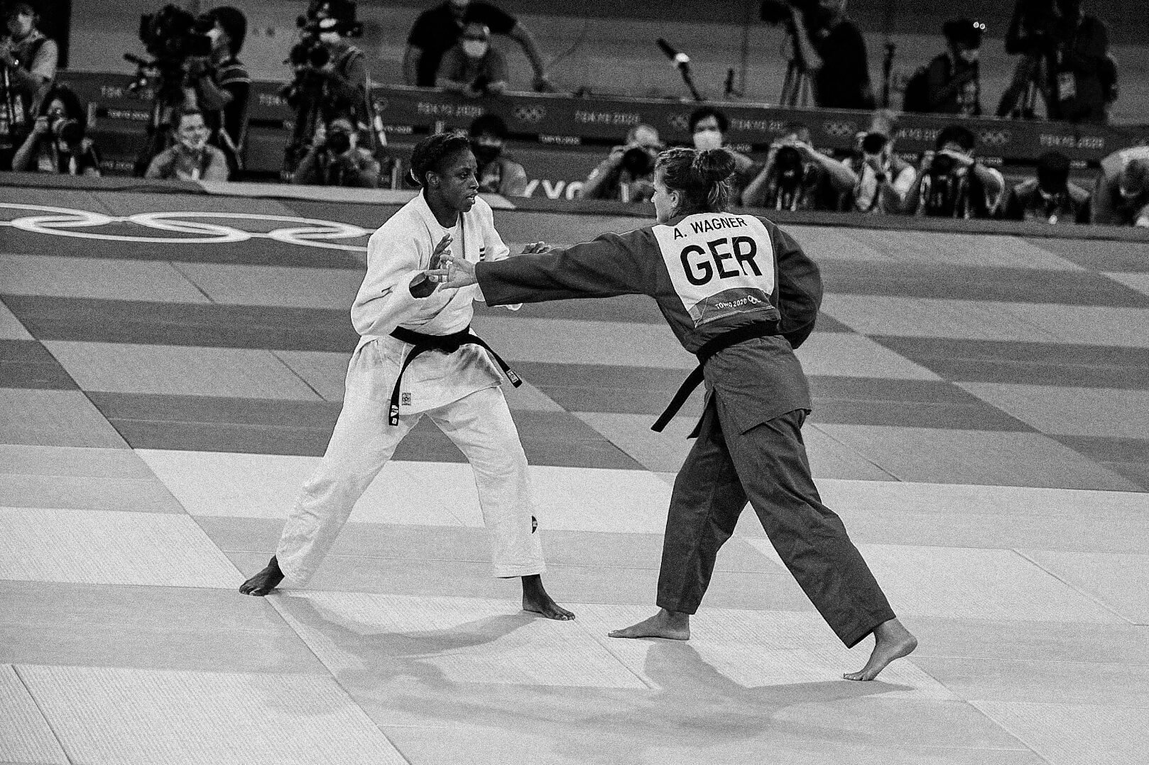 Judoka Annamaria Wagner beim Match